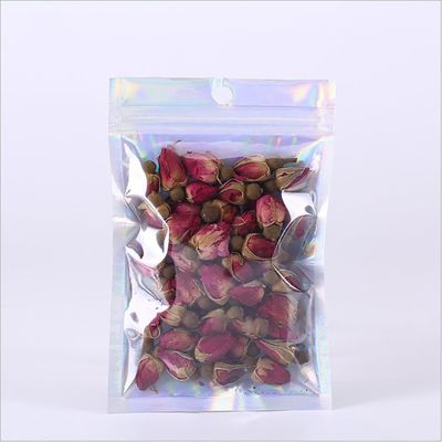 금속화된 지플록식 가방 팁 알루미늄 호일을 패키징하는 빛나는 홀로그래프 마일라 식품