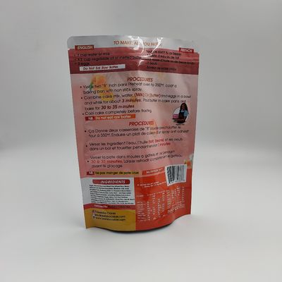 ISO9001 식품 등급은 출력된 알루미늄 호일 백 팁 열 봉인한 관습을 견딥니다