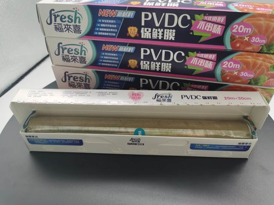 영화 PVDC 맛 보유 스트레치 필름 랩을 감싸는 반대 안개 식품 등급
