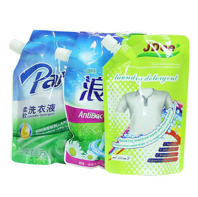 플라스틱 봉지 50-200 마이크론을 패키징하는 봅프 액상 세탁 세제 팁