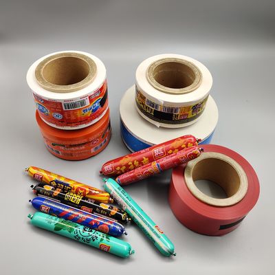 맞춘 인쇄된 패키징 롤 통큰소시지 80Mpa PVDC 도막 40-60um