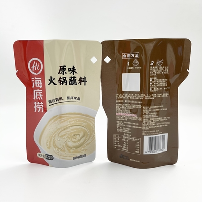 유동적 소스 패키징 작은 주머니 위로 알루미늄 입지는 고온 타이어 펑크 반대자를 요리해줄 수 있습니다